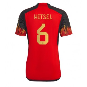 Belgien Axel Witsel #6 Hemmatröja VM 2022 Korta ärmar